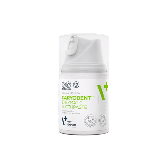 Caryodent pastă dinți gel, 50 ml – igienă orală pentru câini și pisici
